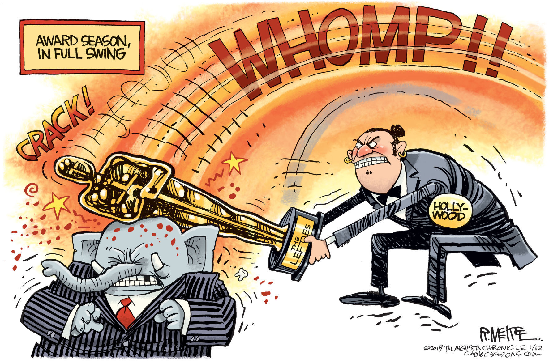 Award Season In Full Swing by Rick McKee, The Augusta Chronicle